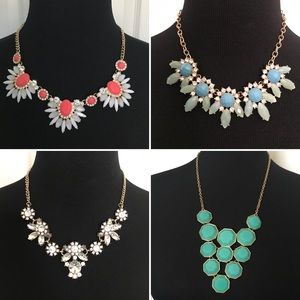Lot of 4 Statement Necklaces